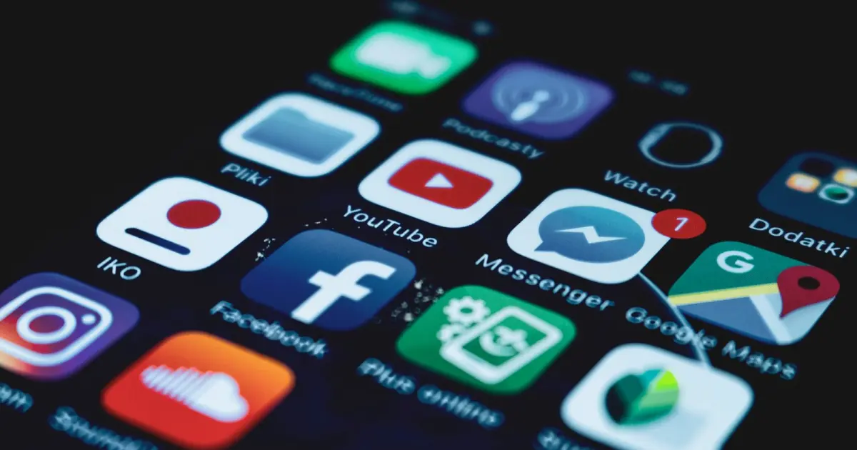 Close view of mobile apps that can consume travel data